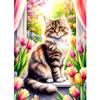 XWDYBDP DIY Noble Cat Diamond Painting Kit view 1