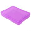 Photo Storage Box, 10.2 x 15.2 cm, High Capacity, PP Case with Handle and Buckle, Acid-Free, PVC-Free, for Photos, Crafts, Office Supplies, Stickers (Purple) view 2