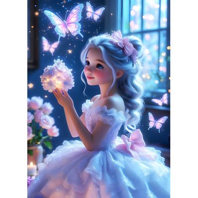 XWDYBDP DIY Fairy Girl Diamond Painting Kit