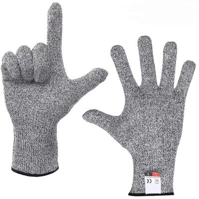 DIKAMAN Class 5 HPPE Cut-Resistant Gloves, Scratch-Resistant, Food-Safe (L)