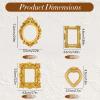 Josojoou 12 Mini Vintage Gold Frames view 2