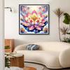 XWDYBDP DIY Golden Lotus Diamond Painting Kit view 3
