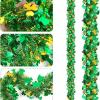 St. Patrick's Day Felt Clover Banner, 6.5 ft view 3
