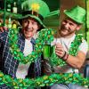 St. Patrick's Day Felt Clover Banner, 6.5 ft view 4