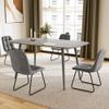 JIEXI Dining Table for 4–6 People, Modern MDF Wood Kitchen Table view 3