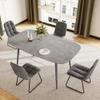 JIEXI Dining Table for 4–6 People, Modern MDF Wood Kitchen Table view 4
