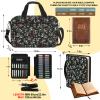 bolimoss Floral Bible Cover for Women with Pens, Highlighters and Cross Clips view 2