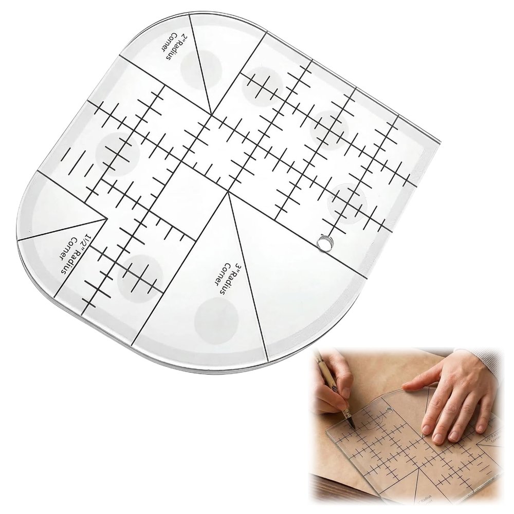 Curved Corner Cutter Ruler