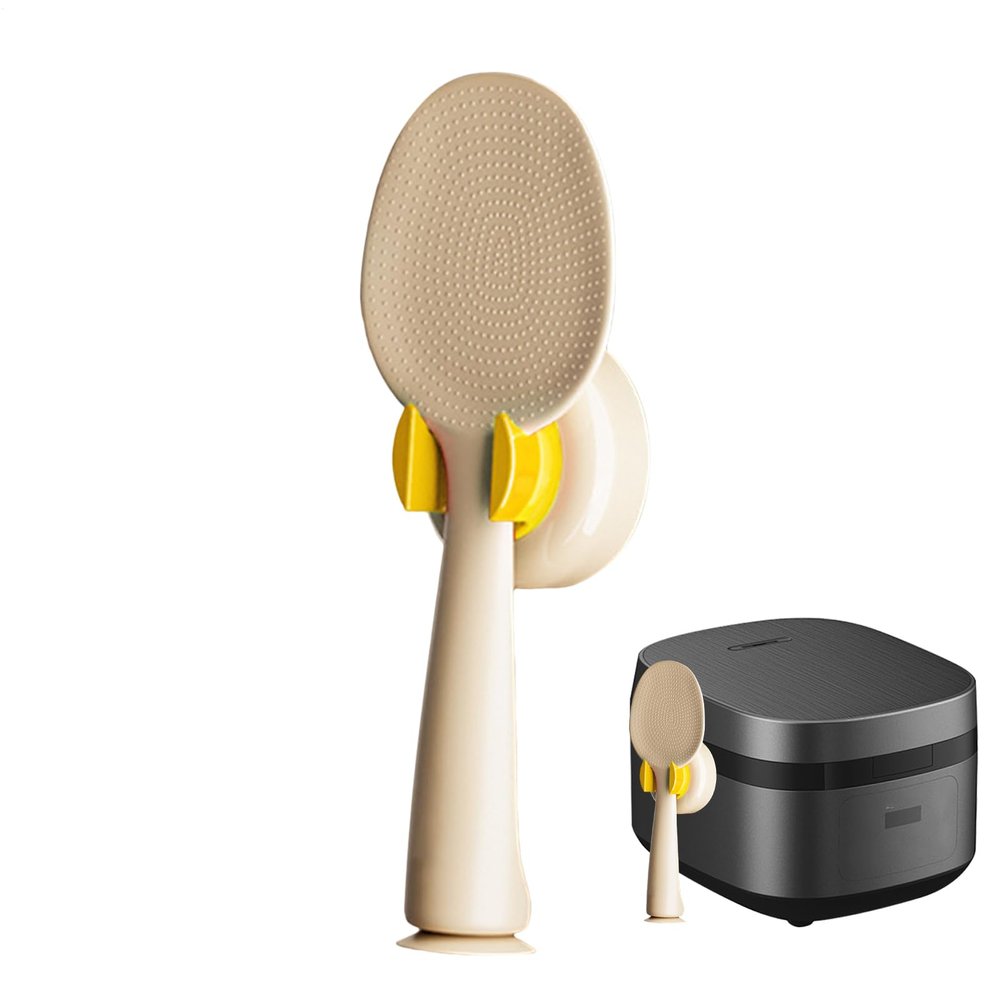 Rice Scooper - Suction Cup Base Paddle Spoon