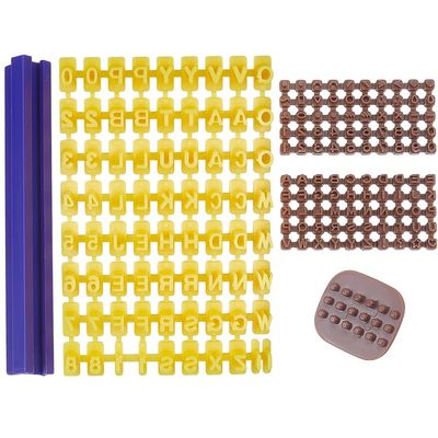 SUNNYCLUE 172-Piece Cookie Stamp Set