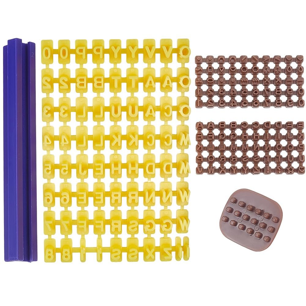 SUNNYCLUE 172-Piece Cookie Stamp Set