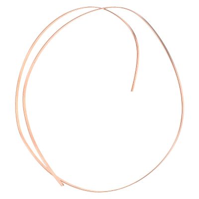 TOMETURE Copper Flat Bar for Crafts with Exceptional Strength and Easy Cutting, Flat Copper Bar for DIY and Metalworking
