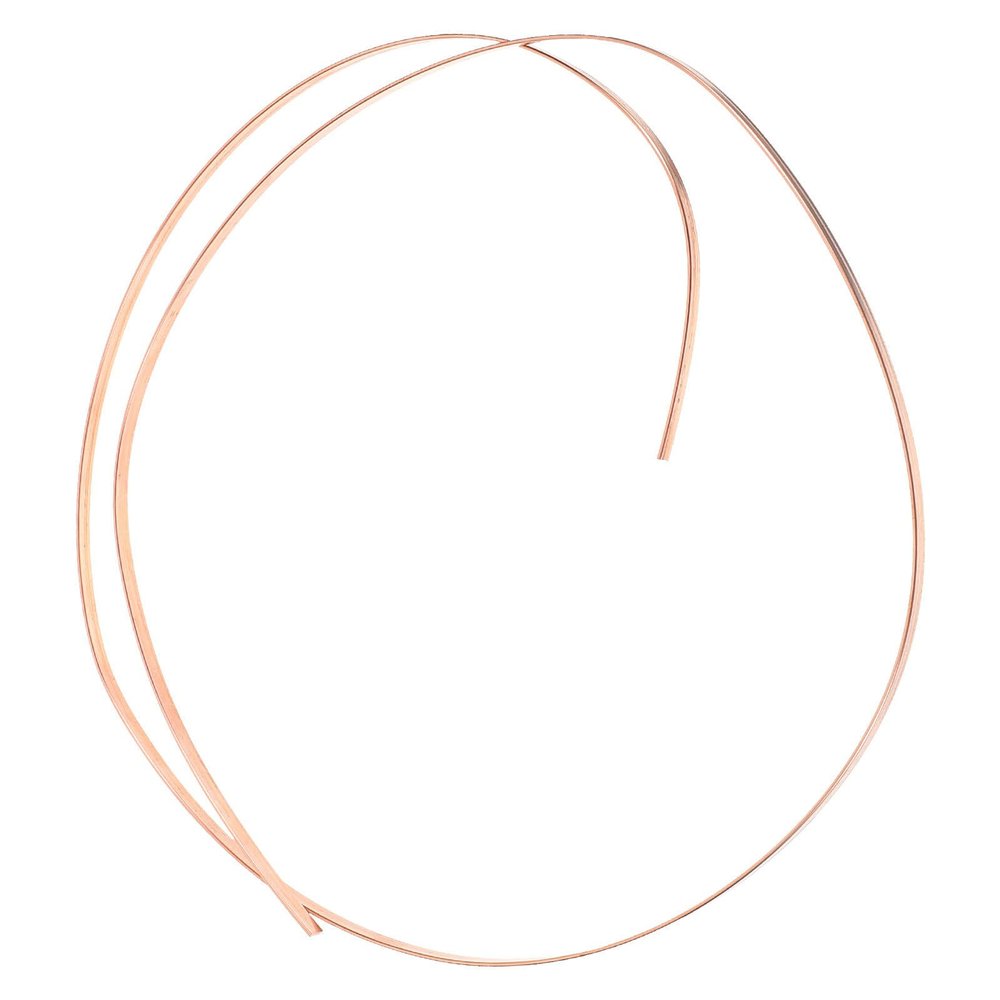 TOMETURE Copper Flat Bar for Crafts with Exceptional Strength and Easy Cutting, Flat Copper Bar for DIY and Metalworking