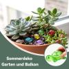 60 Mini Resin Turtles + 1 Large Turtle, Glow-in-the-Dark Turtle Figures for Fairy Gardens and Planters view 2