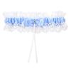 Blue Wedding Garter for Bride view 1