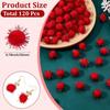 SUNNYCLUE 120 Pack 20mm Glitter Pom Poms view 2