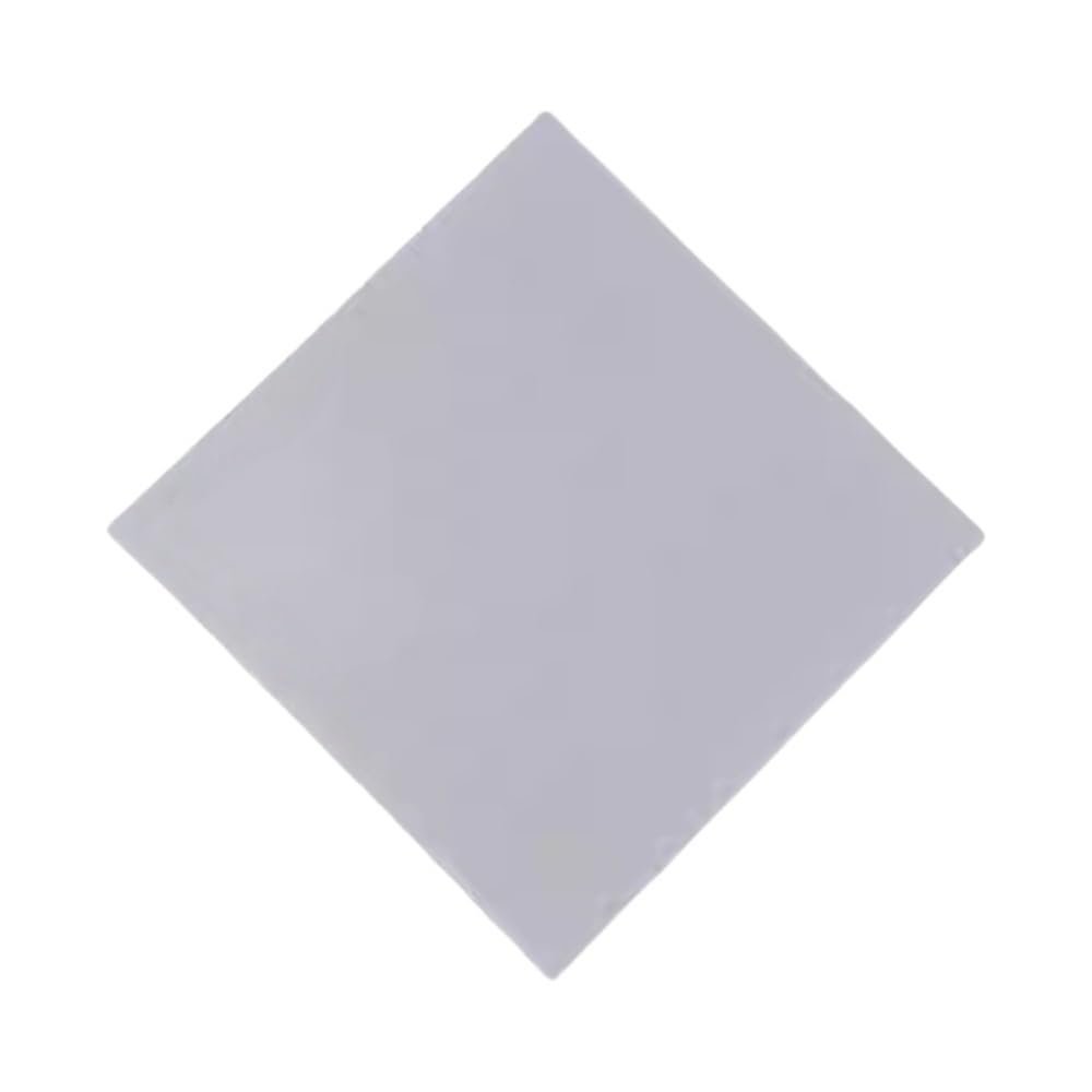 ByNGSDCC Alumina Ceramic Square Plate, 0.5/0.6 mm Thick, White