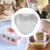 Heart Cake Pan - Non-Stick Aluminum, 5.91x6.3x1.97in view 4