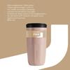 Wessper Reusable Cup with Lid 400 ml for Hot and Cold Drinks - Pink view 2