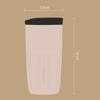 Wessper Reusable Cup with Lid 400 ml for Hot and Cold Drinks - Pink view 4