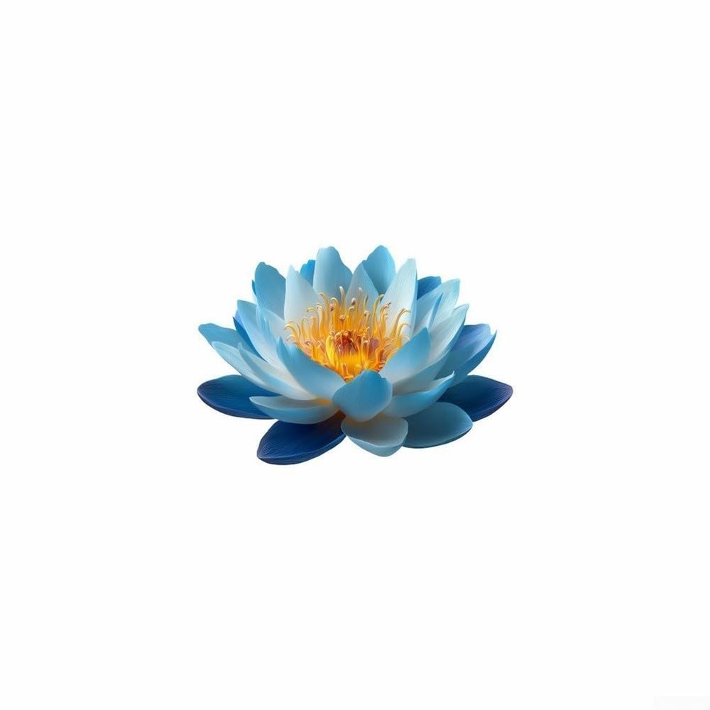 Blue Lotus Toilet Sticker