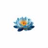 Blue Lotus Toilet Sticker view 1