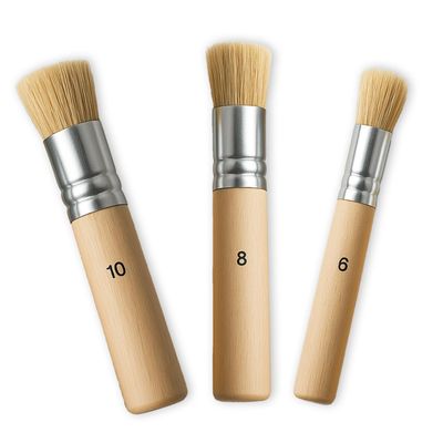 3-Piece Round Stencil Brush Set