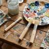 3-Piece Round Stencil Brush Set view 4