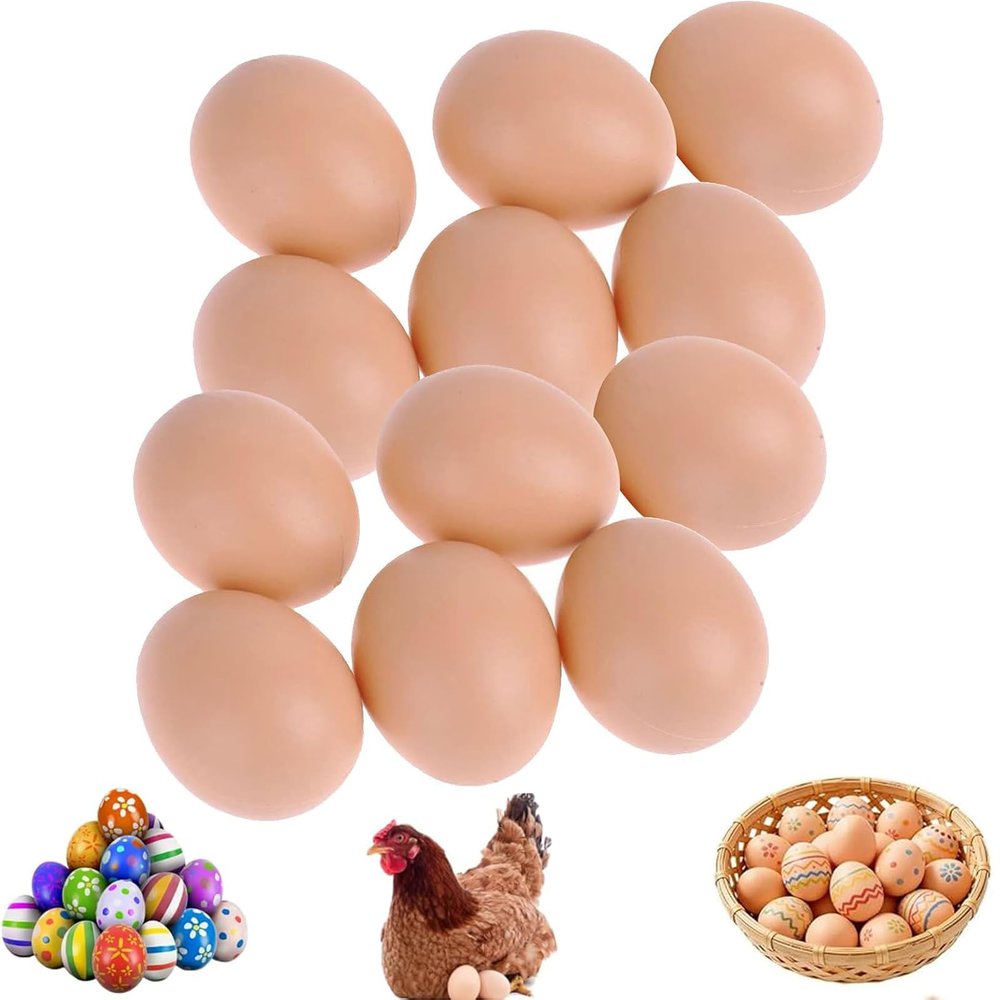 12 Realistic Artificial Eggs