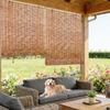 AYHSMNOU Blackout Bamboo Roller Shade view 1