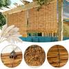 AYHSMNOU Blackout Bamboo Roller Shade view 4