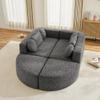 ZIDEY Modular Sofa Bed, Cloud Couch with Cushions, Chenille, No Assembly view 4