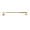 WGFOIP Antique Copper Bathroom Towel Bar, Retro Wall-Mounted Towel Holder for Home and Hotel, Single view 2