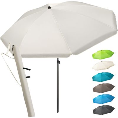 Menz Beach Umbrella UPF 50, 180 cm, Beige