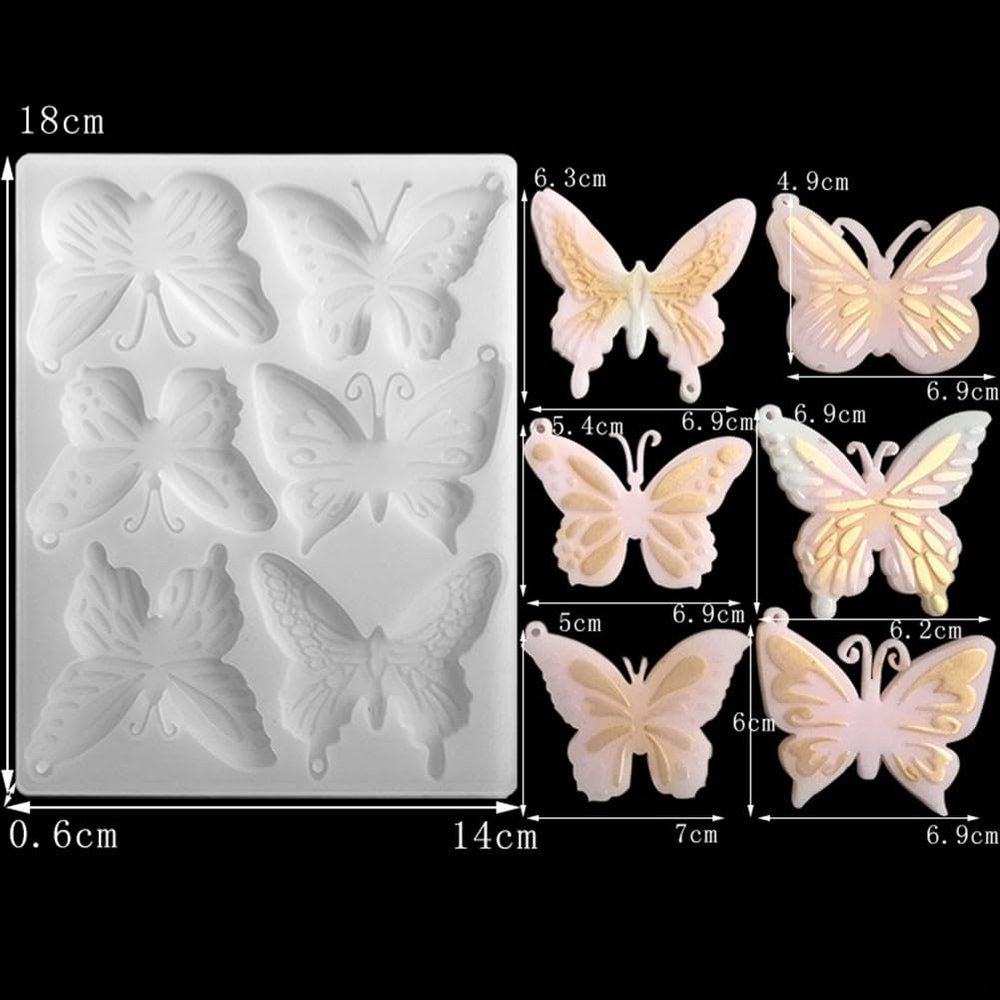Upluxmira 3D Butterfly Silicone Mold
