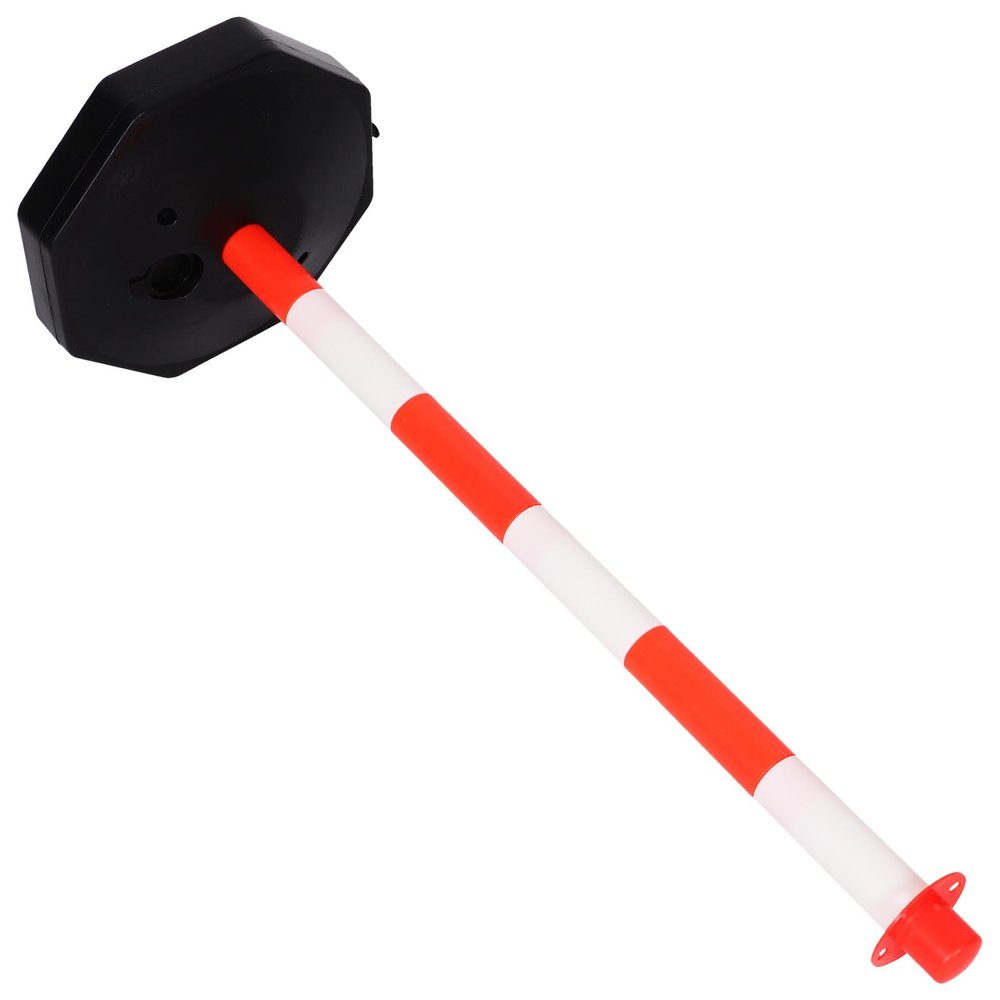 LIFKICH Warning Post with Fillable Base for Parking Barriers and Traffic Management