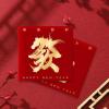 2026 New Year Red Envelopes with Golden Horse Design view 3