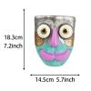 Generic Abstract Face Resin Flower Pot Wall Vase view 4