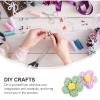 DEARMAMY Crochet Flower Decoration - 12 pcs Green Brooches and Hairpins view 3