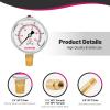 PNGMSNXTE 0–15 psi High-Performance Glycerin-Filled Air Pressure Gauge Kit for Heating Systems, 2-1/2-Inch Dial view 4