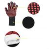 Grill Gloves, Heat Resistant up to 800°C, with 11 cm Cuffs for Forearm Protection, Red view 4