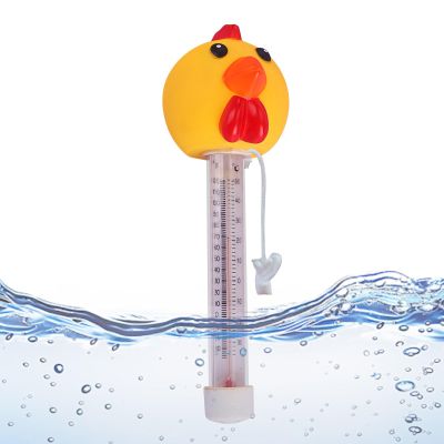Floating Pool Thermometer with Duckling Design