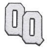 QUARKZMAN 2 Pcs Letter-Q Chenille Iron-On Patches view 1