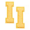 QUARKZMAN 2 Pcs Letter-I Iron-On Chenille Patches view 1