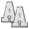 QUARKZMAN 2 Pack Letter-A Iron-On Chenille Patches view 1