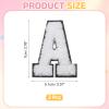 QUARKZMAN 2 Pack Letter-A Iron-On Chenille Patches view 2
