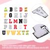 QUARKZMAN 2 Pack Letter-A Iron-On Chenille Patches view 3