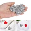 Naroote Heart-Shaped 4 cm Hotfix Rhinestone Application view 2