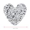 Naroote Heart-Shaped 4 cm Hotfix Rhinestone Application view 4