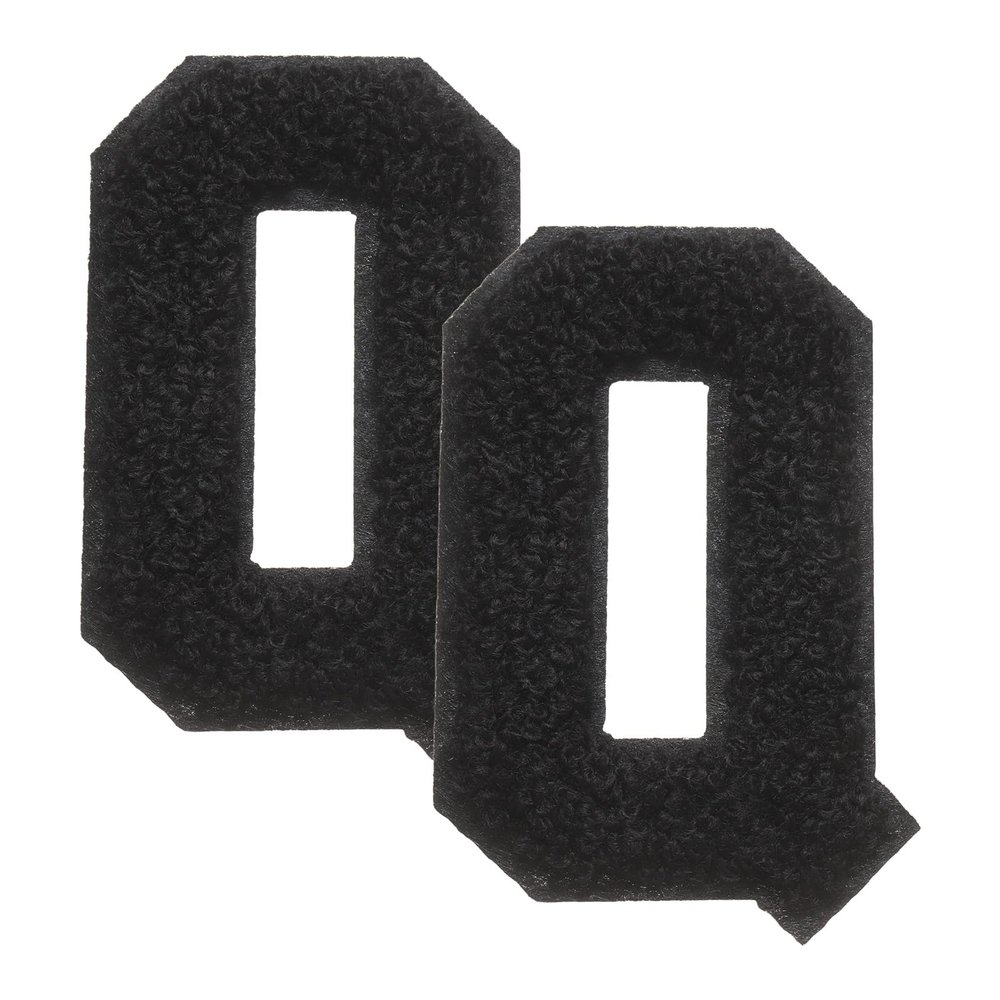 QUARKZMAN 2 Pack Letter-Q Chenille Iron-On Patches